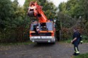 Einsatz BF Koeln PKW im See Koeln Esch P264